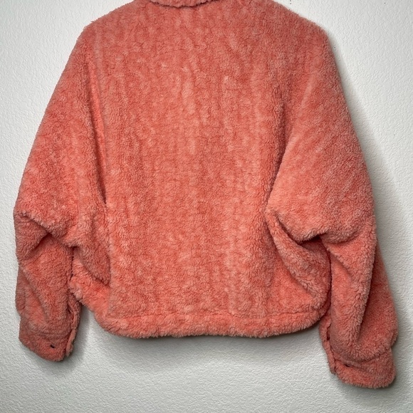 Free People jacket Teddy Swing  sz small pink - Picture 8 of 8